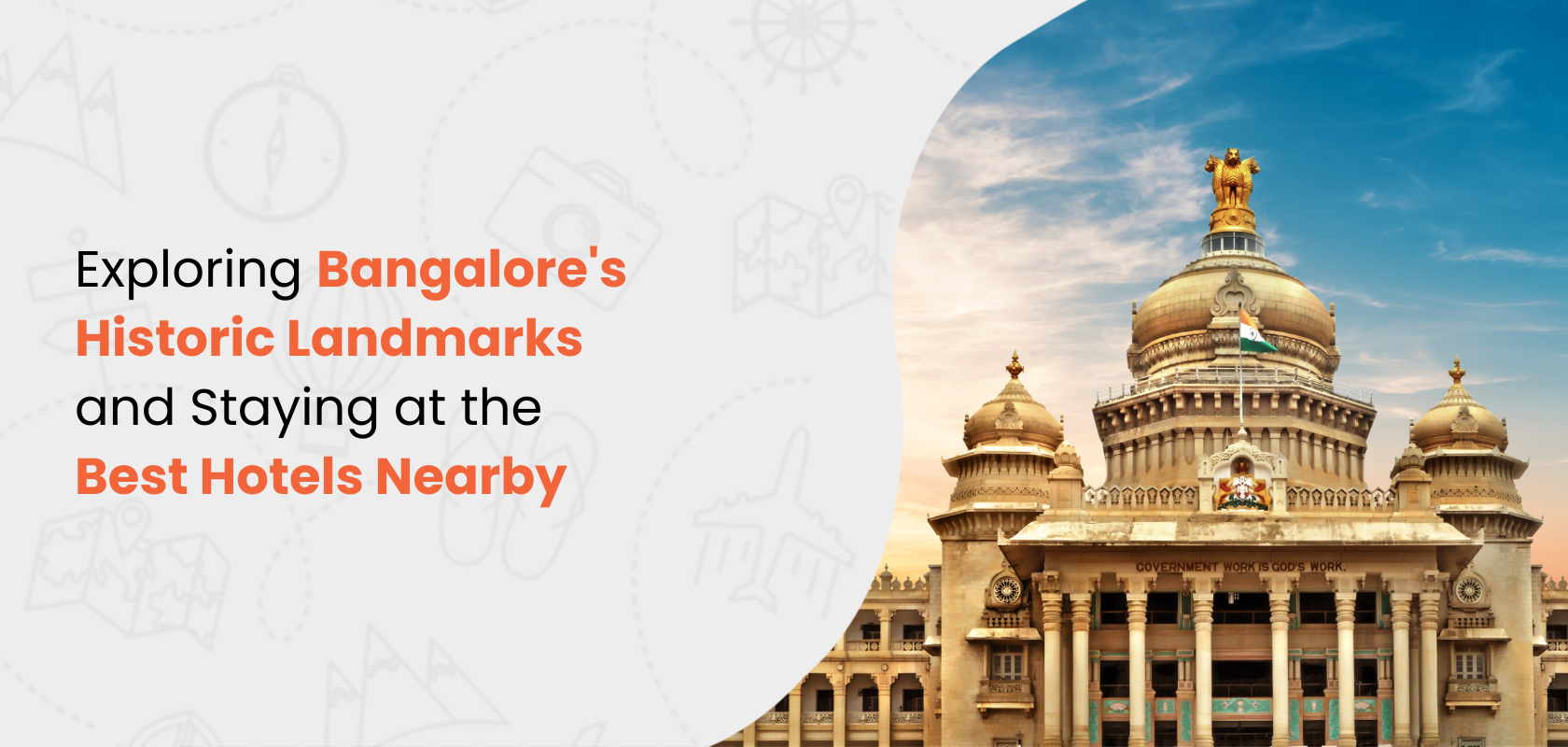Bangalore's iconic landmarks and nearby hotels for a memorable stay.